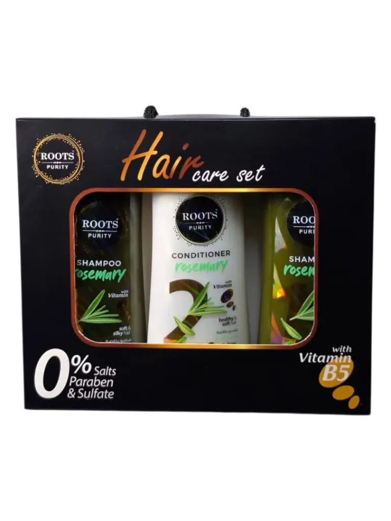 Bundle: 2 Sulfate-Free & Paraben-Free Rosemary Shampoos + 1 Rosemary Hair Conditione